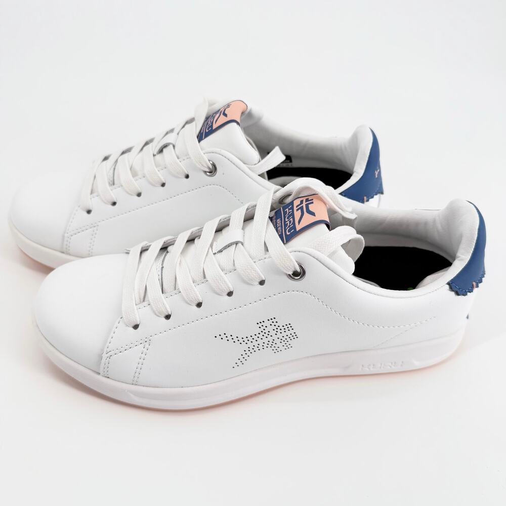 KURU ROAM Women's 8.5 White Leather Sneakers NIB Plantar Fasciitis Arch Support - Picture 4 of 11